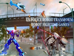 Spiel US Police Robot Transform: Robot  fighting games