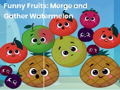 Spiel Funny fruits: merge and gather watermelon