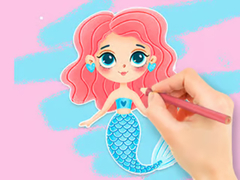Spiel Coloring Book: Enjoying Mermaid