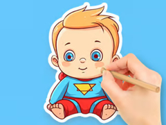 Spiel Coloring Book: Cute Super Baby