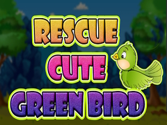 Spiel Rescue Cute Green Bird