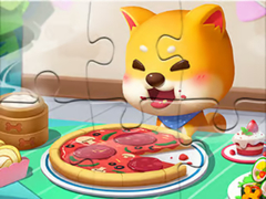 Spiel Jigsaw Puzzle: Pizza Dog