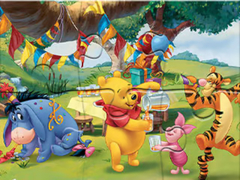 Spiel Jigsaw Puzzle: Winnie The Pooh Party