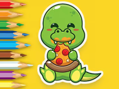 Spiel Coloring Book: Hungry Dinosaurs