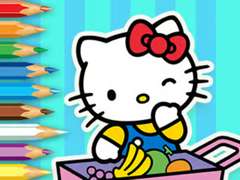 Spiel Coloring Book: Hello Kitty Market