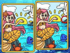 Spiel Mermaids Spot The Differences
