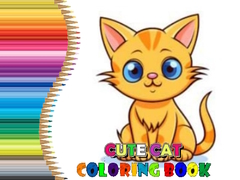 Spiel Cute Cat Coloring Book