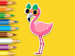 Spiel Coloring Book: Flamingo