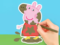 Spiel Coloring Book: Peppa In The Mud