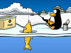 Spiel Club Penguin: Ice Fishing