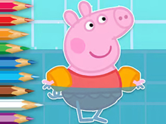 Spiel Coloring Book: Peppa Swimming