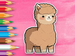 Spiel Coloring Book: Cute Alpaca