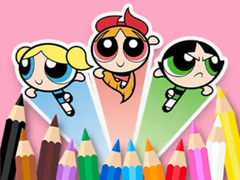 Spiel Coloring Book: The Powerpuff Girls