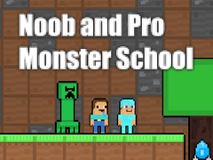 Spiel Noob and Pro Monster School