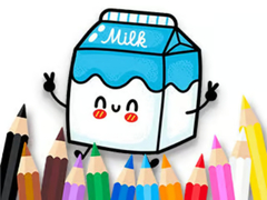 Spiel Coloring Book: Milk