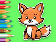 Spiel Coloring Book: Baby Fox