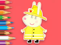 Spiel Coloring Book: Rabbit Firefighter