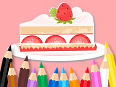 Spiel Coloring Book: Strawberry Cake