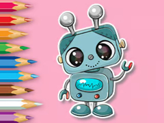 Spiel Coloring Book: Smile Robot