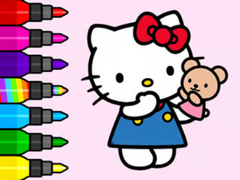 Spiel Coloring Book: Hello Kitty Teddy Bear