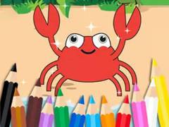 Spiel Coloring Book: Happy Crab