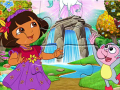 Spiel Jigsaw Puzzle: Dora Wonderland