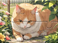 Spiel Jigsaw Puzzle: Cat Garden