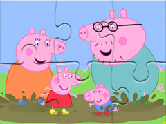 Spiel Jigsaw Puzzle: Peppa Pig Muddy Puddles