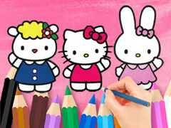 Spiel Coloring Book: Hello Kitty With Friends