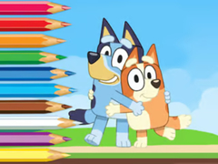 Spiel Coloring Book: Bluey And Bingo Holiday