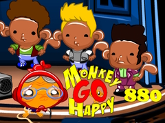 Spiel Monkey Go Happy Stage 880 New Monkeys On Block Theme