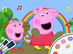 Spiel Coloring Book: Peppa Pig Muddy Funny