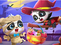 Spiel Jigsaw Puzzle: Baby Panda Halloween