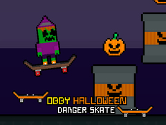 Spiel Obby Halloween Danger Skate