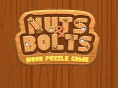 Spiel Nuts & Bolts Wood Puzzle Game