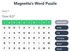 Spiel Magnetto's Word Puzzle