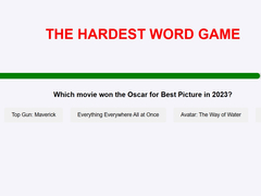 Spiel The Hardest Word Game