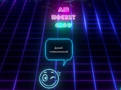 Spiel Air Hockey Glow