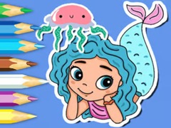 Spiel Coloring Book: Jellyfish Mermaid