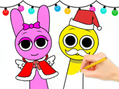 Spiel Coloring Book: Sprunki Christmas