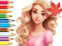 Spiel Coloring Book: Barbie Autumn Tale