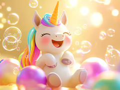 Spiel Jigsaw Puzzle: Unicorn Bubble Fun