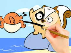 Spiel Coloring Book: Fishing Surprise