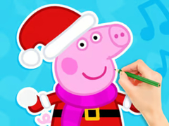 Spiel Coloring Book: Peppa Pig Snowman