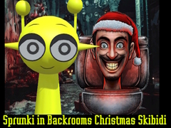 Spiel Sprunki in Backrooms Christmas Skibidi 