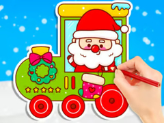 Spiel Coloring Book: Christmas Train