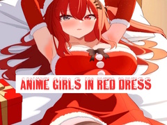 Spiel Anime Girls In Red Dress Tile Puzzle