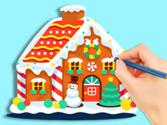 Spiel Coloring Book: Gingerbread Hut