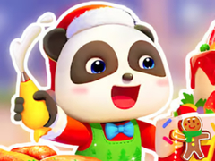 Spiel Jigsaw Puzzle: Baby Panda Christmas Chef