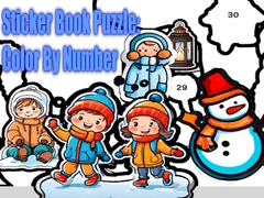 Spiel Sticker Book Puzzle: Color By Number